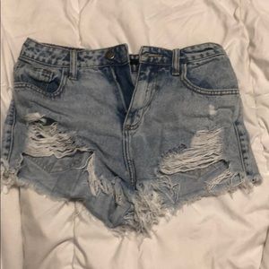High waisted shorts